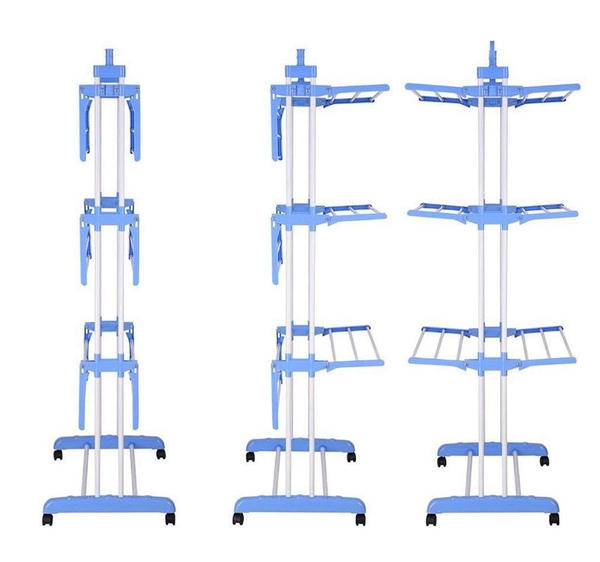 Сушарка для білизни Garment rack with wheels (13-1-00280) - фото 2