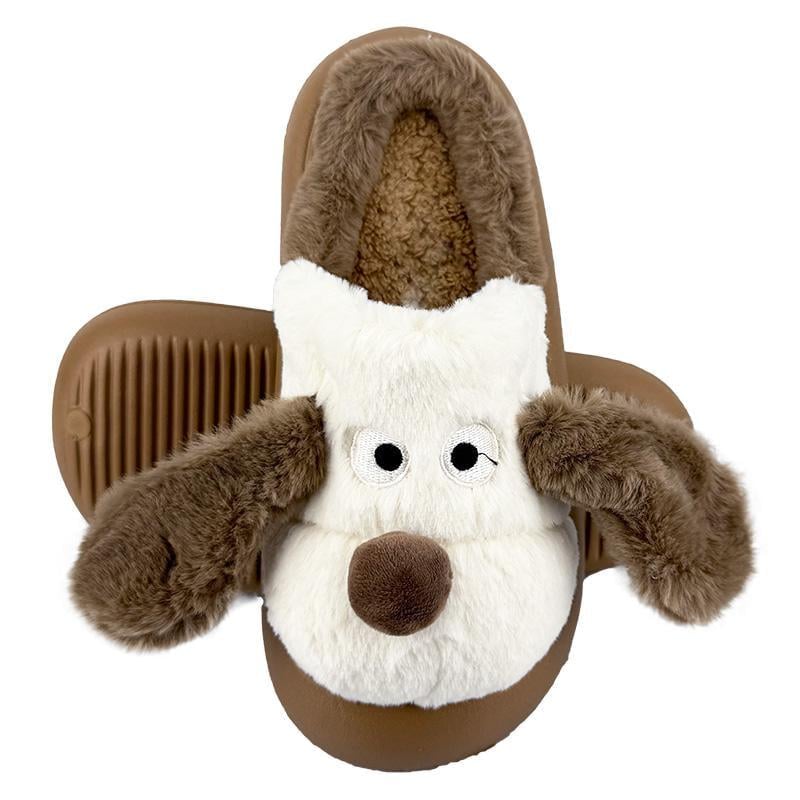 Комнатные тапочки женские 10104-2 р. 40-41 24,5-25 см Бежевый с белым