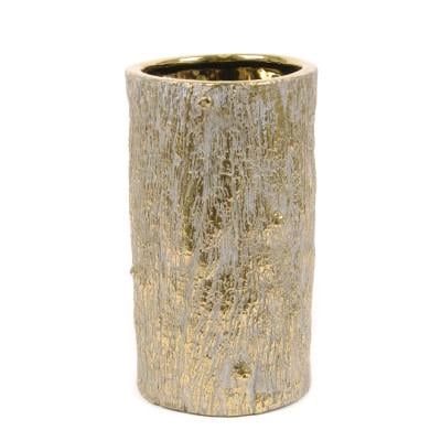 Ваза керамическая 34 см Золотой (36824)