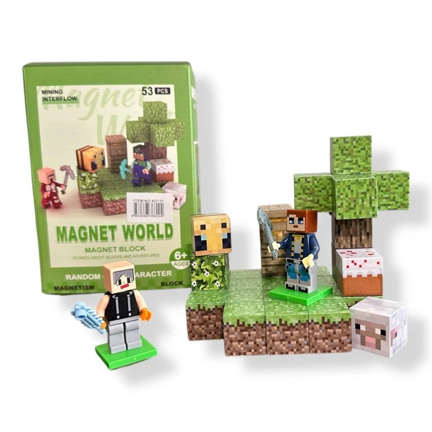 Детский конструктор магнитный МК 53 детали (S001-1) Детский конструктор магнитный МК 53 детали (S001-1)