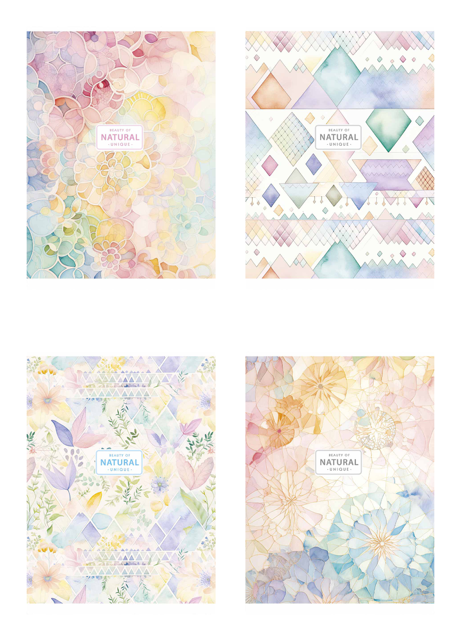 Комплект шкільних загальних зошитів Школярик А5 48 арк. у клітинку 4 шт. (5240 4823088241174)