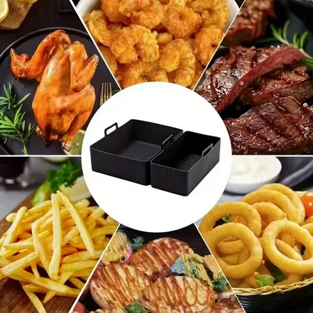 Форми силіконові для фритюрниць 2 шт. Чорний (SAM-101) - фото 2