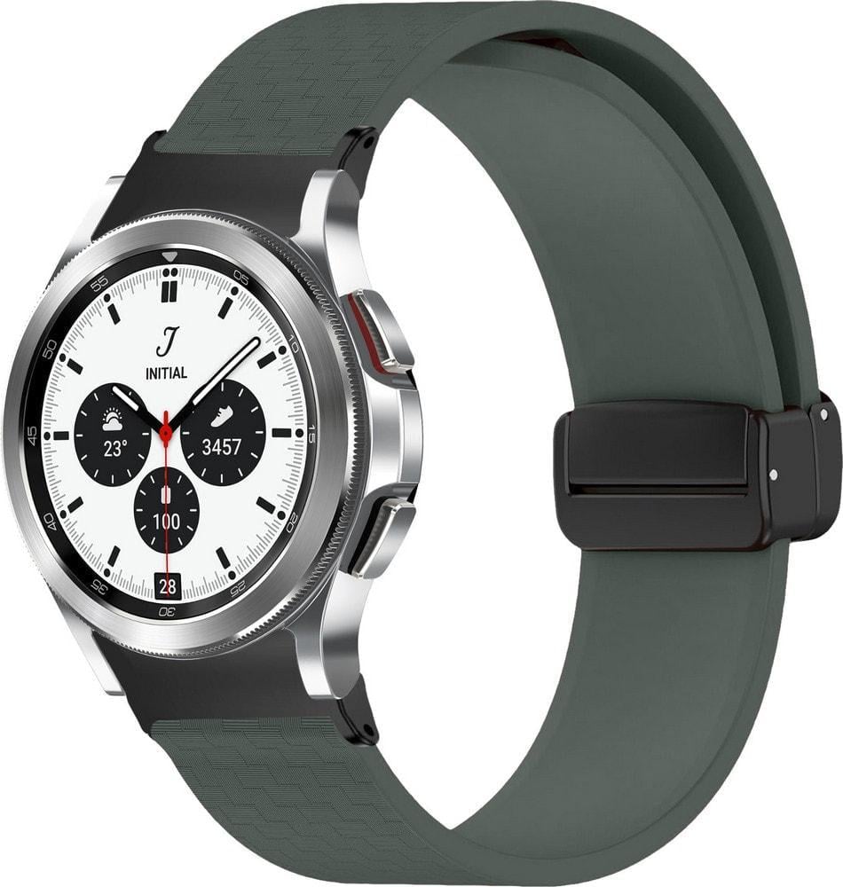 Ремінець Oncord для Galaxy Watch 4 Classic 42 мм Dark Grey (35157-25)