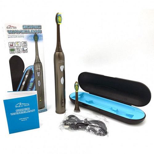 Зубна щітка електрична Media-Tech MT6510 SONIC WAVECLEAN для дорослих 2 режими/таймер Чорний (573287) - фото 6 Зубна щітка електрична Media-Tech MT6510 SONIC WAVECLEAN для дорослих 2 режими/таймер Чорний (573287) - фото 6