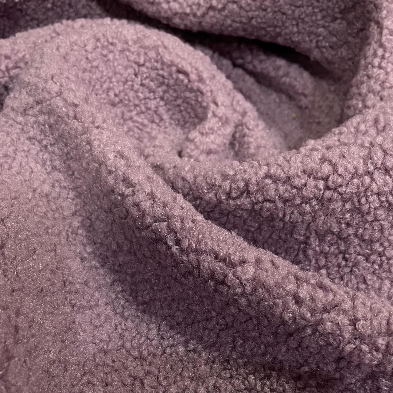 Ткань плюш Тедди Фиолетовый (24479385) - фото 2 Ткань плюш Тедди Фиолетовый (24479385) - фото 2