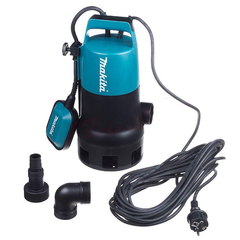 Погружной насос Makita PF0410 (0.4 кВт, 140 л/мин) с защитой от перегрузки (4459)