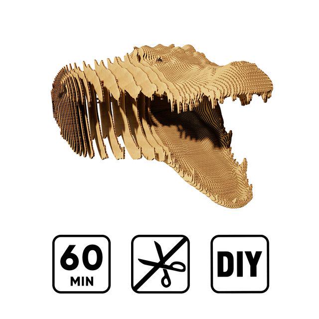 3D Пазл картонний Cartonic Крокодил (CARTCROC) - фото 6 3D Пазл картонний Cartonic Крокодил (CARTCROC) - фото 6