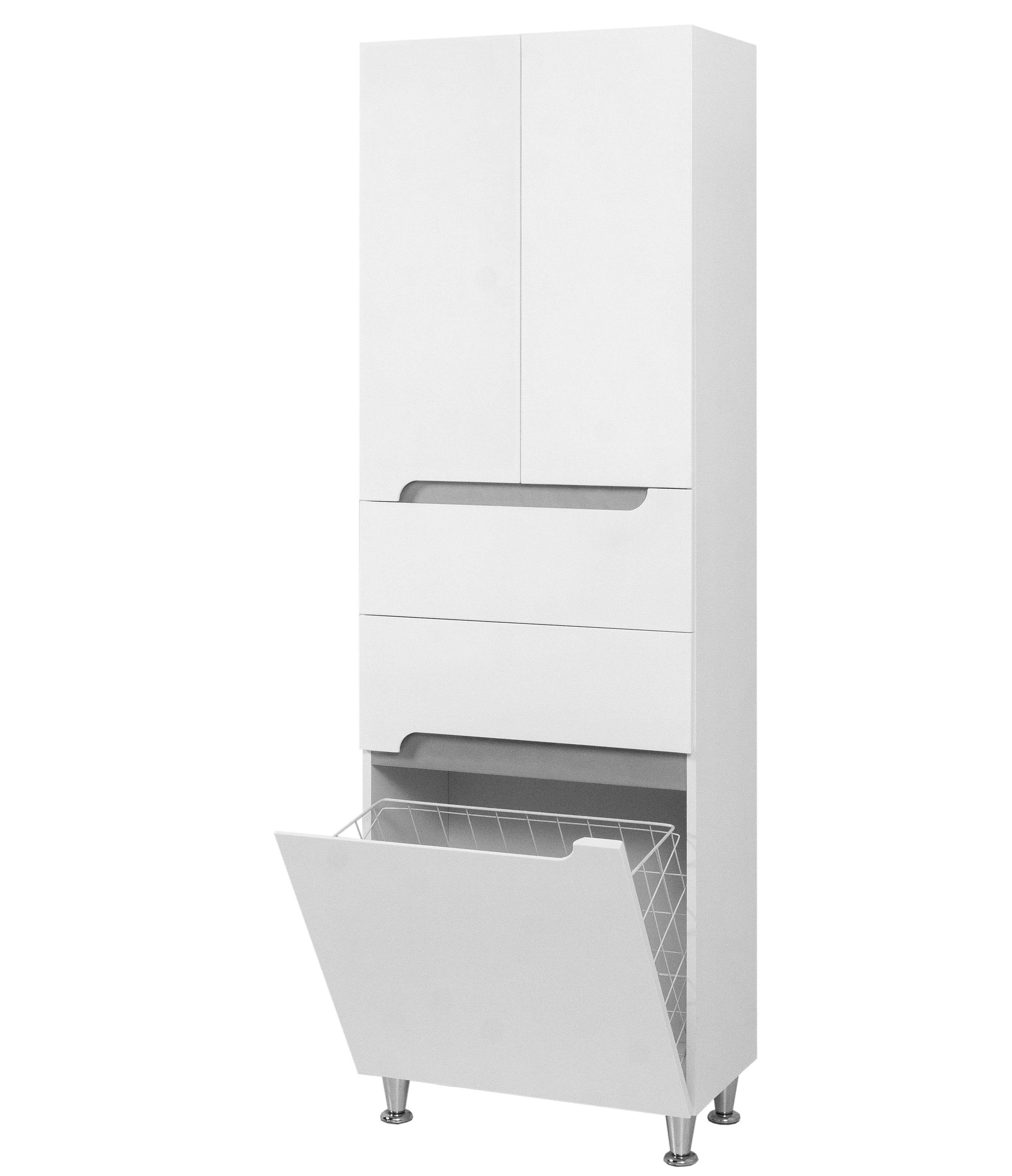 Пенал для ванної кімнати П11К60 Сімпл (00002PK) - фото 8 Пенал для ванної кімнати П11К60 Сімпл (00002PK) - фото 8