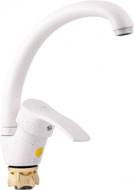 Змішувач для кухні Lidz d-40 Білий (000051499)