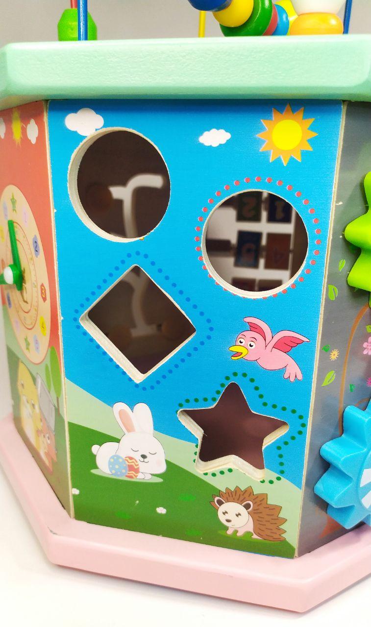 Деревянная развивающая обучающая игрушка уникуб Limo toy - фото 4 Деревянная развивающая обучающая игрушка уникуб Limo toy - фото 4