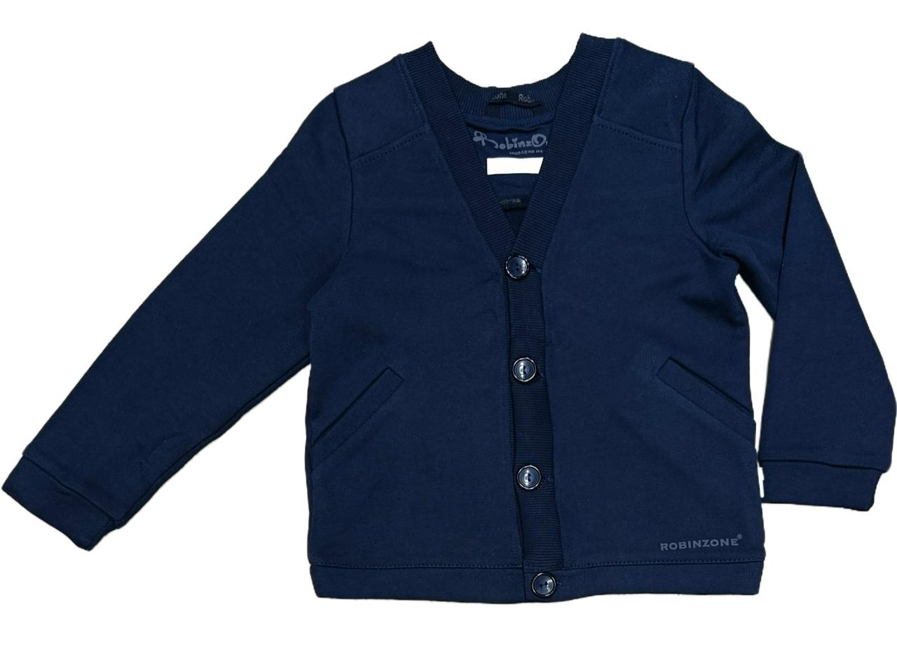 Кофта на мальчика Robinzone 128 см Темно-синий (КФ 284)