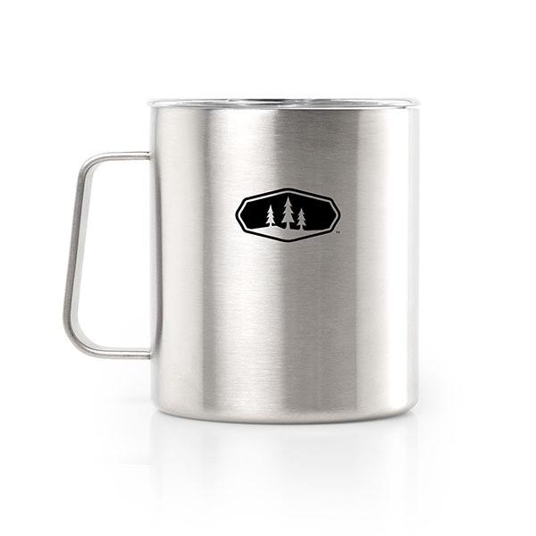 Термокружка GSI Outdoors Glacier Stainless 0,44 л Camp Cup Металлик (93550) - фото 3