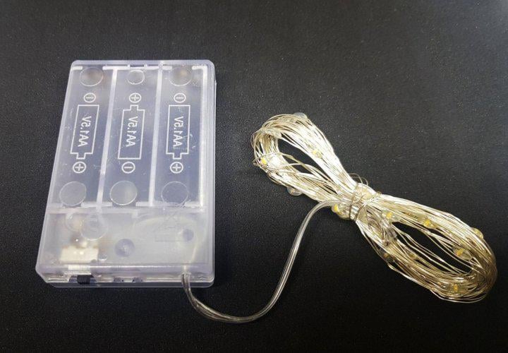 Гірлянда світлодіодна нитка Роса 50 LED на батарейках 5 м Теплий білий (8584387) - фото 5 Гірлянда світлодіодна нитка Роса 50 LED на батарейках 5 м Теплий білий (8584387) - фото 5