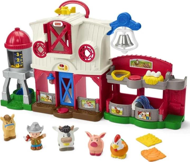 Дитячий ігровий набір Fisher-Price Little People Caring for Animals Farm Playset англійською (163698759)