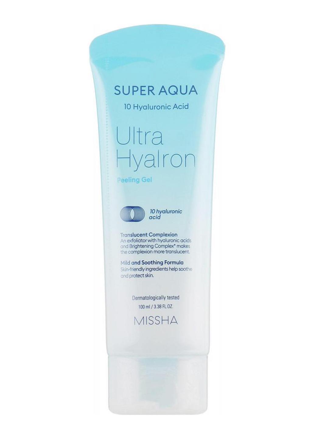 Гель-пілінг MISSHA Super Aqua Ultra Hyalron Peeling Gel для обличчя 100 мл (528360) - фото 1