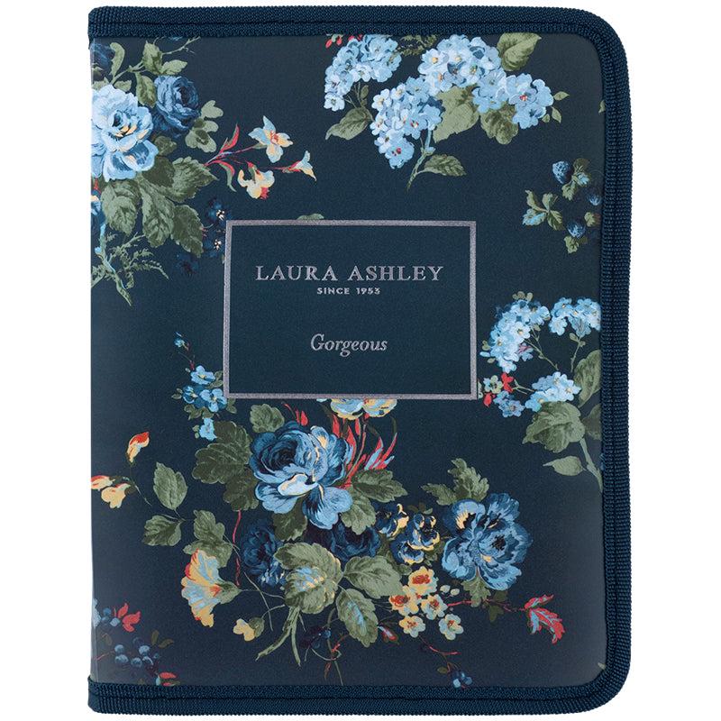 Папка объемная на молнии Axent Laura Ashley Gorgeous А5+ Темно-синий (1805-31-A)