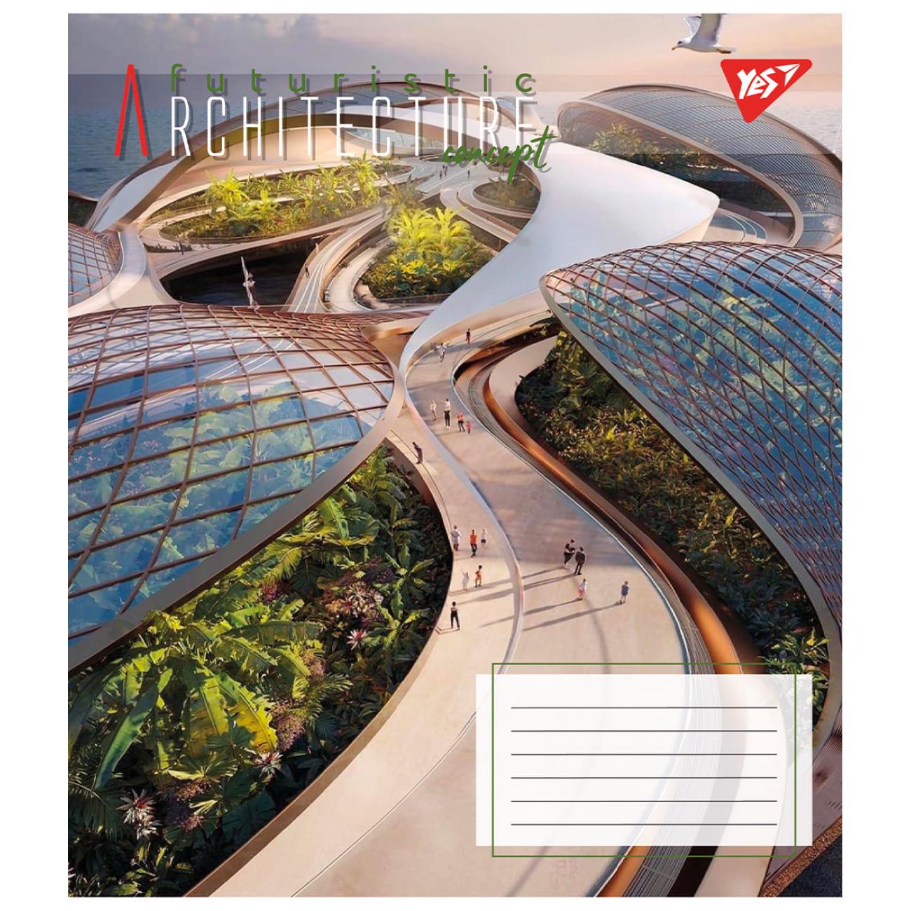 Зошит шкільний YES Futuristic Architecture клітинка 36 арк. (767065) - фото 6 Зошит шкільний YES Futuristic Architecture клітинка 36 арк. (767065) - фото 6