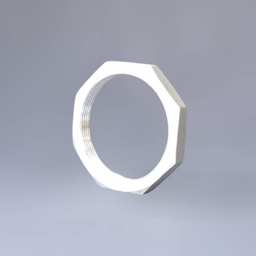 Контргайка муфтовая нержавеющая Ду65 2"1/2 н/ж сталь AISI304 резьба BSPP G2.5" Class 150 (PN20) - фото 4 Контргайка муфтовая нержавеющая Ду65 2"1/2 н/ж сталь AISI304 резьба BSPP G2.5" Class 150 (PN20) - фото 4