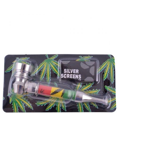 Трубка для курения Lil Smoke Color 10 см