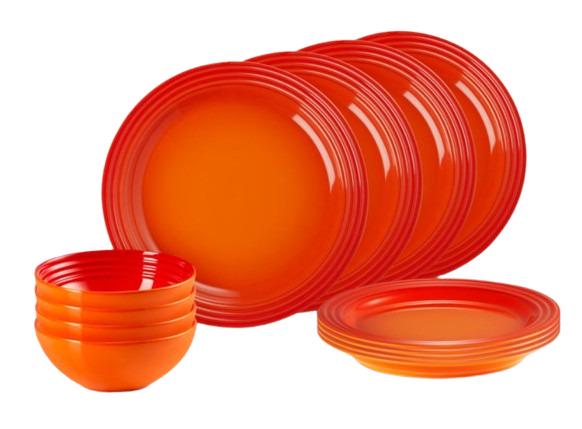 Столовый сервиз Le Creuset 12 предметов 4 персоны Volcanic (79351000907081)