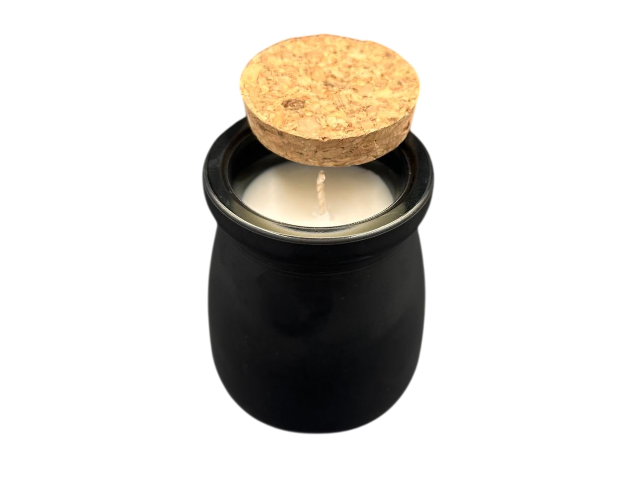 Свеча ароматическая Сандал в стеклянном подсвечнике 7х5 см Бежевый (SVB-144)