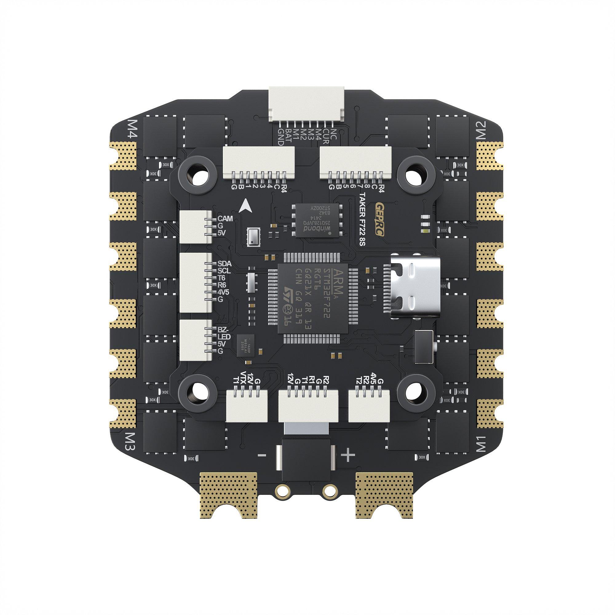 Стек FC+ESC GEPRC TAKER F722 BLS 100A 8S STACK c 16 Мб Blackbox (98782) - фото 3 Стек FC+ESC GEPRC TAKER F722 BLS 100A 8S STACK c 16 Мб Blackbox (98782) - фото 3