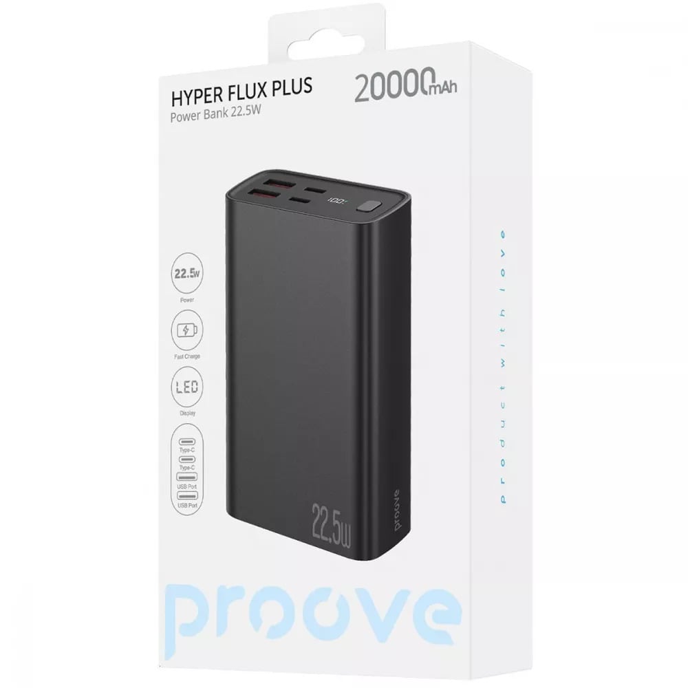 Повербанк Proove Hyper Flux Plus 22,5 Вт 20000 mAh Type-C USB Gradient (27316741) - фото 2