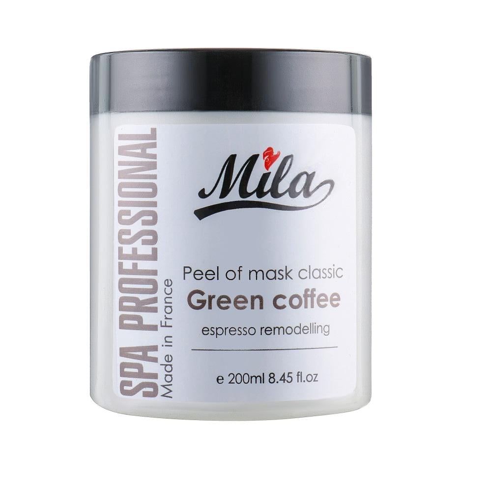 Маска альгинатная Mila Espresso Remodelling mask Green Coffee Экспресс омоложение с зеленым кофе 200 г (3702261137200)