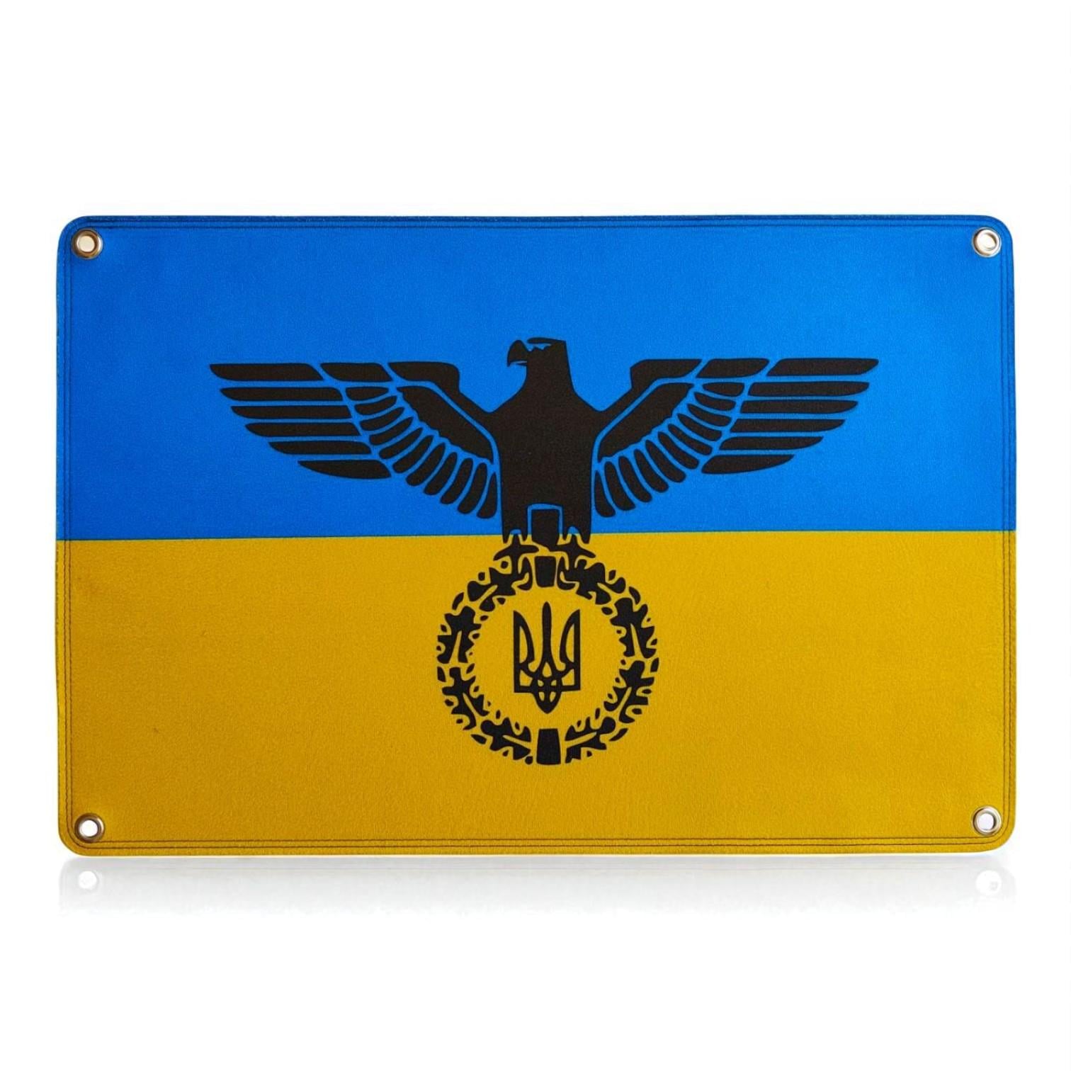 Панель велкро  Орел 40х60 см Желто-голубой