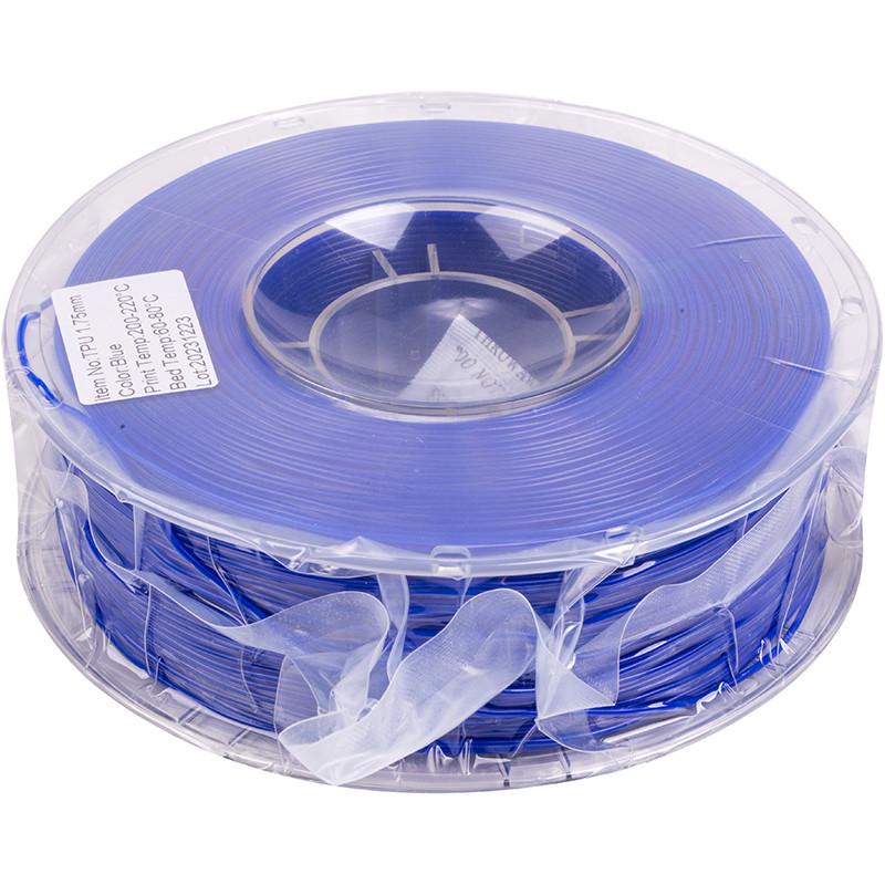 Пластик TPU Power Filament для 3D-принтера 1 кг 1,75 мм Синий
