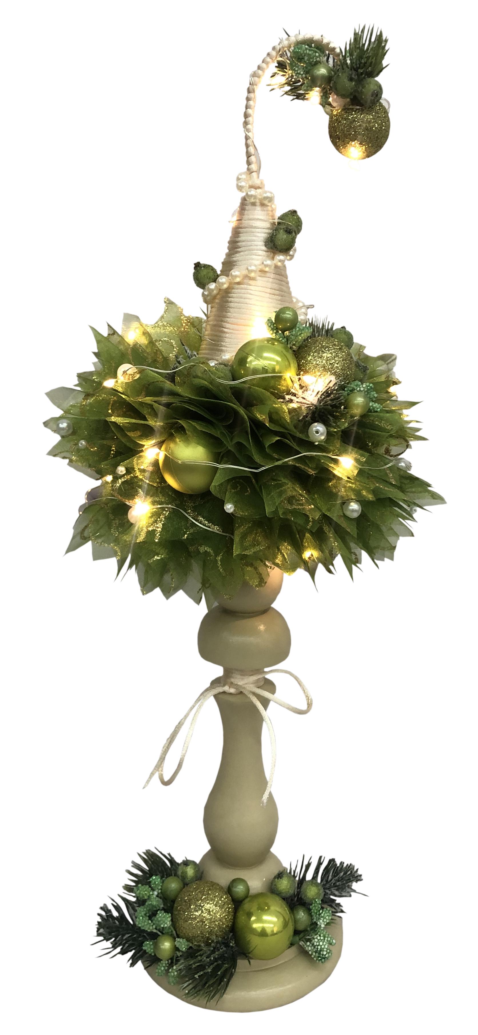 Новорічна прикраса "Декоративна ялинка" з підсвічуванням (НВ-ЕЛ-001)