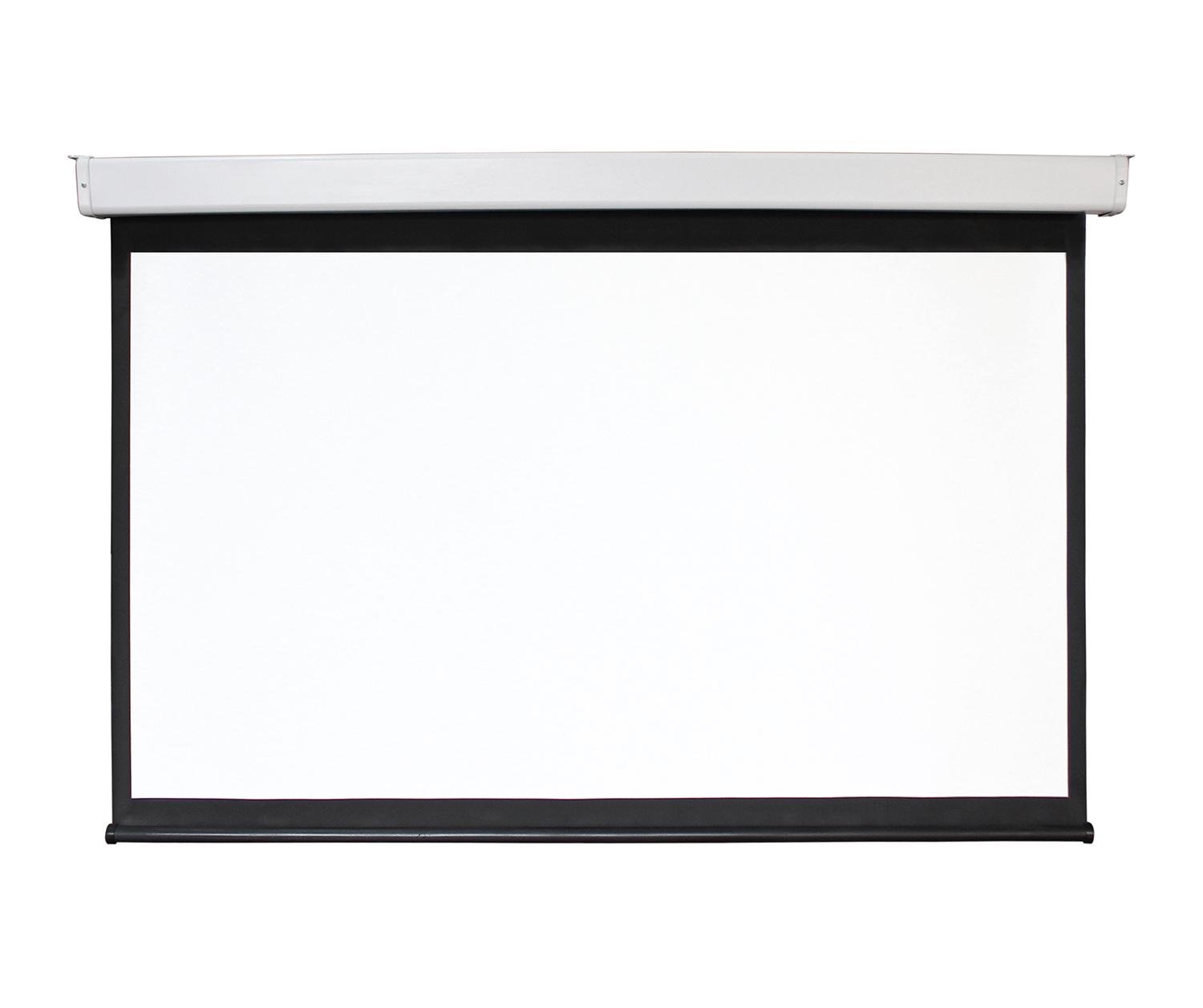 Екран проекційний моторизований 2E настінно-стельовий 100" 16:9 Matte White (628601)