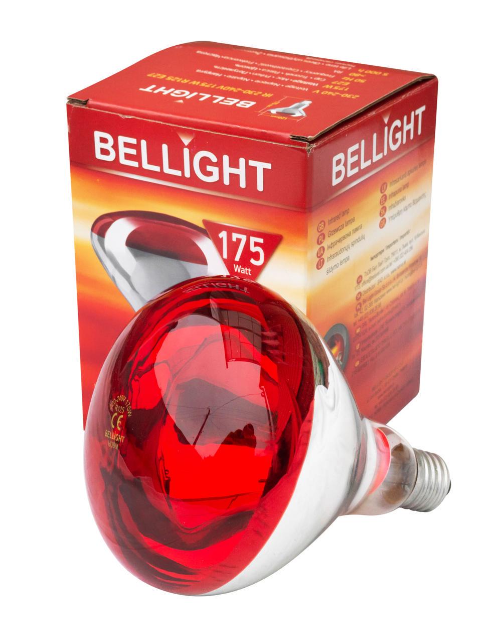 Лампа інфрачервона дзеркальна Bellight R125 E27 175 Вт 230V (27844740)