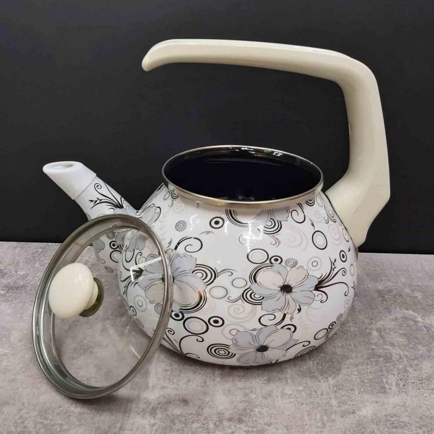 Чайник Interos 1279 эмалированный 2,2 л (2135093867) - фото 2 Чайник Interos 1279 эмалированный 2,2 л (2135093867) - фото 2