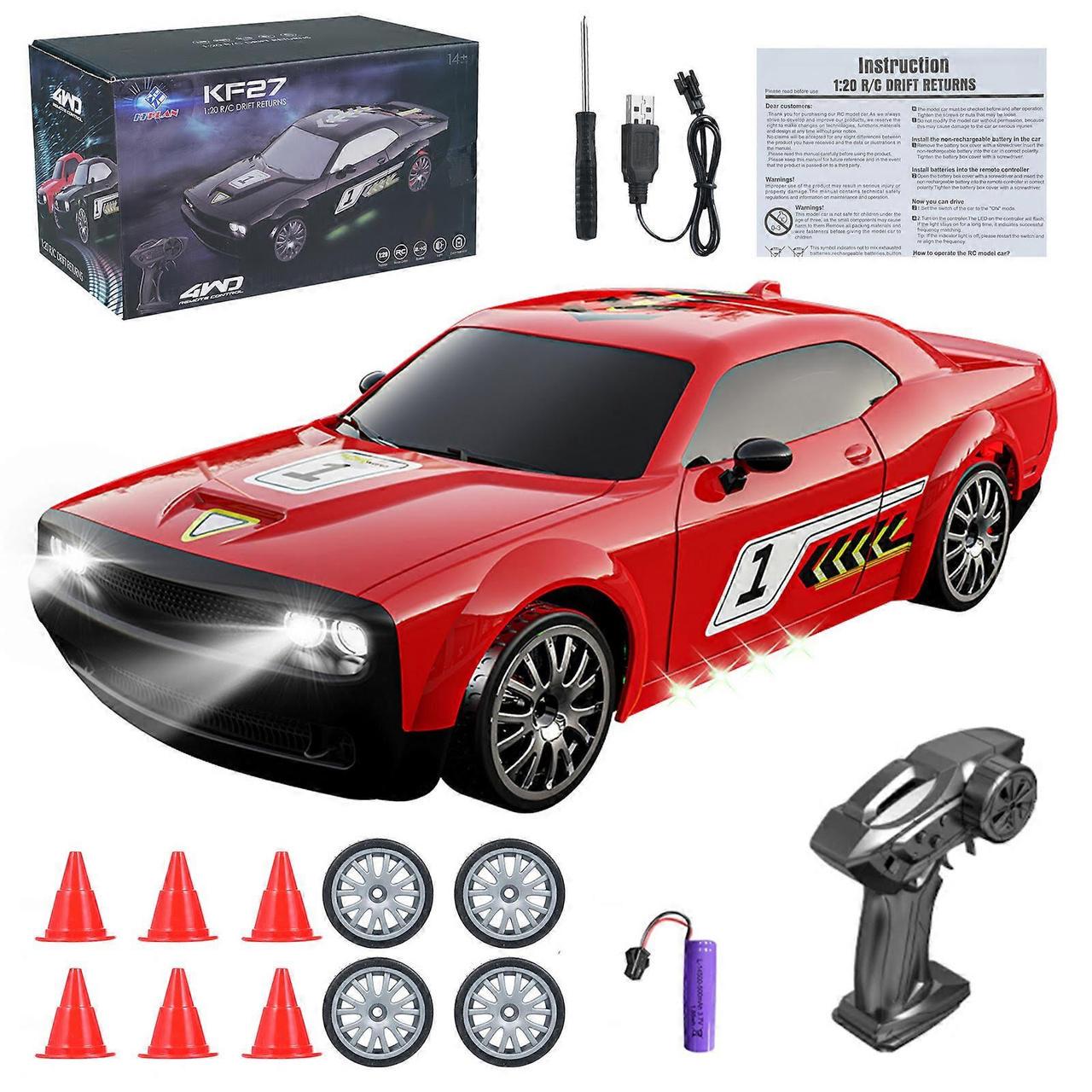 Радиоуправляемая дрифт-машинка Dodge Hellcat Kfplan Красный (2857137798)