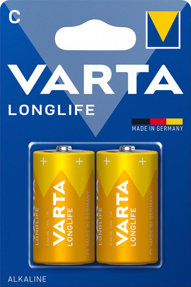 Батарейка Varta Longlife C/LR14 1,5 V 2 шт. (1004711)