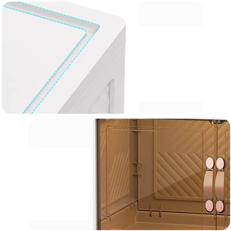 Ящик-органайзер модульный Ningbo пластиковый из 3 контейнеров для хранения вещей Белый - фото 5