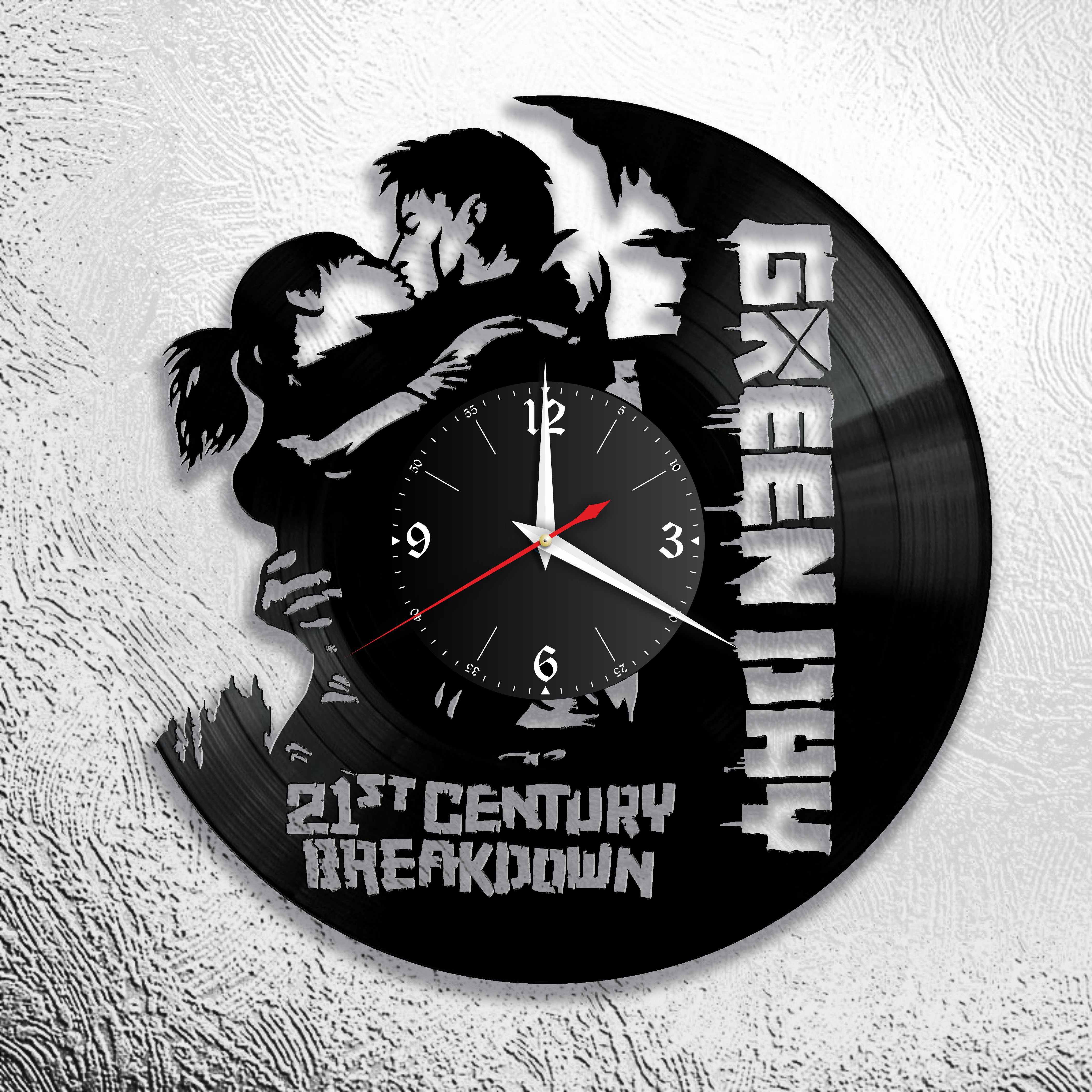 Часы настенные Green Day 0651 из виниловой пластинки