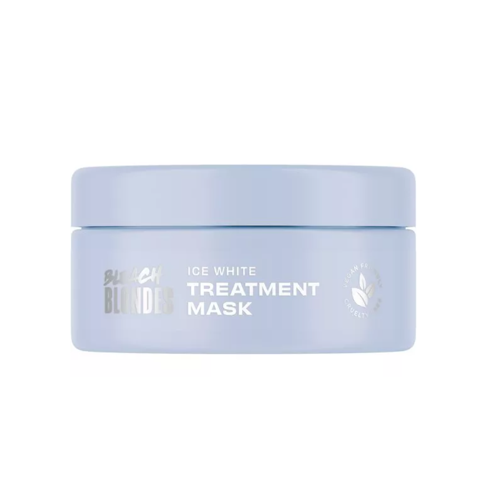 Маска для волосся з синім пігментом Lee Stafford Bleach Blondes Ice White Toning Treatment Mask 200 мл