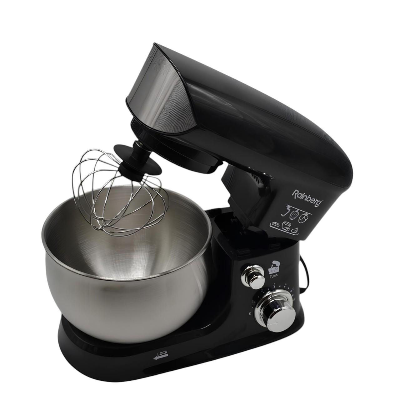 Міксер планетарний Rainberg RB 8083 3200 Вт Чорний (GR-04737)