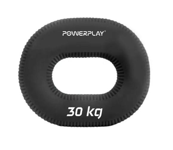 Эспандер кистевой силиконовый PowerPlay PP-4336 Hand Grip Hard 30 кг Черный (PP_4336_Black_30kg)
