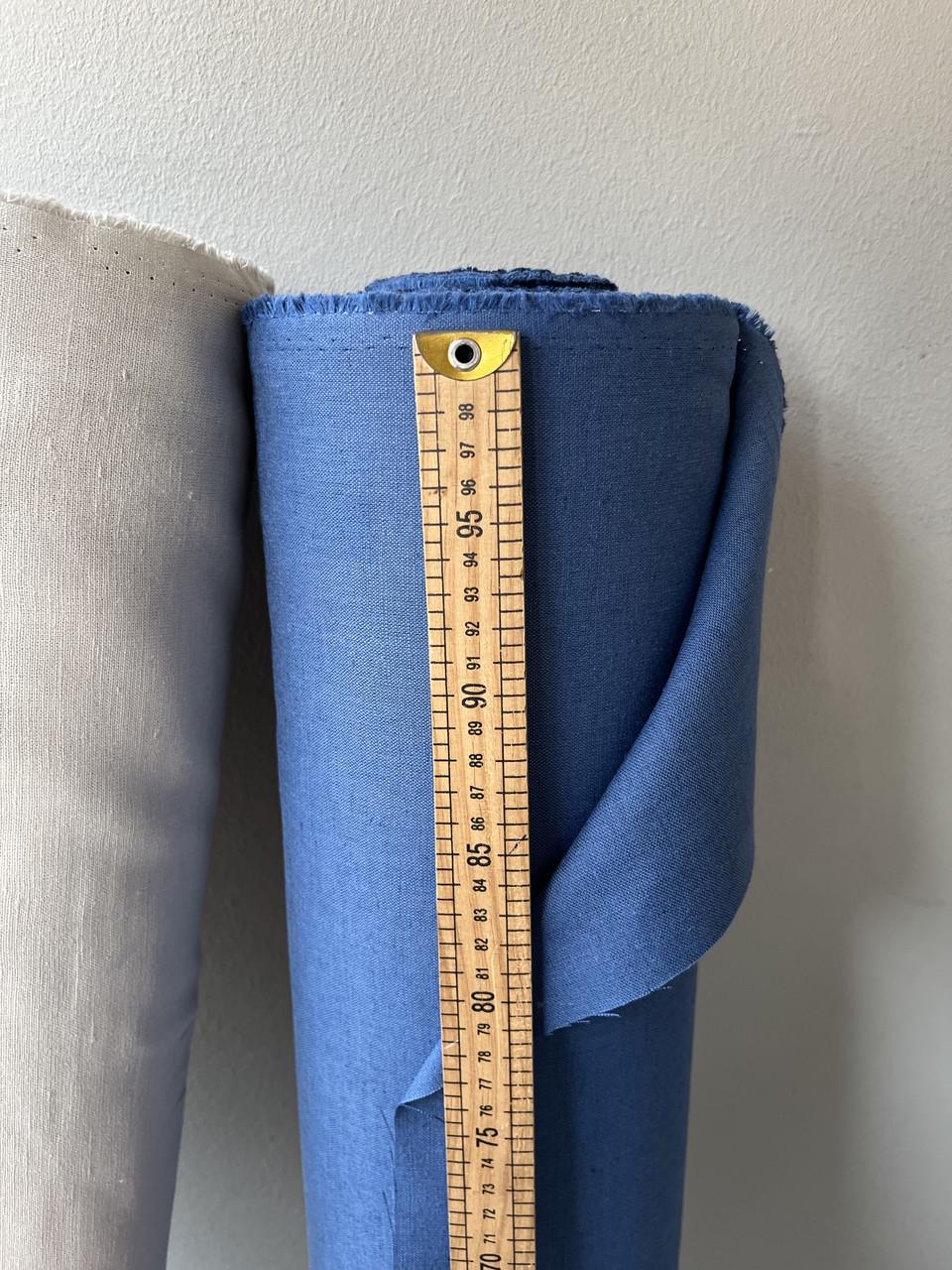 Ткань LINEN PLUS 52% льна и 48% хлопка 143 см 369 Синий - фото 3 Ткань LINEN PLUS 52% льна и 48% хлопка 143 см 369 Синий - фото 3