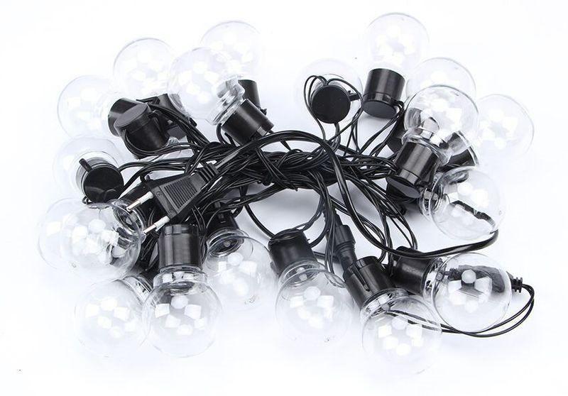 Гирлянда уличная Xmas с соединителем 20 Balls 20 м Теплый белый (1530819200)