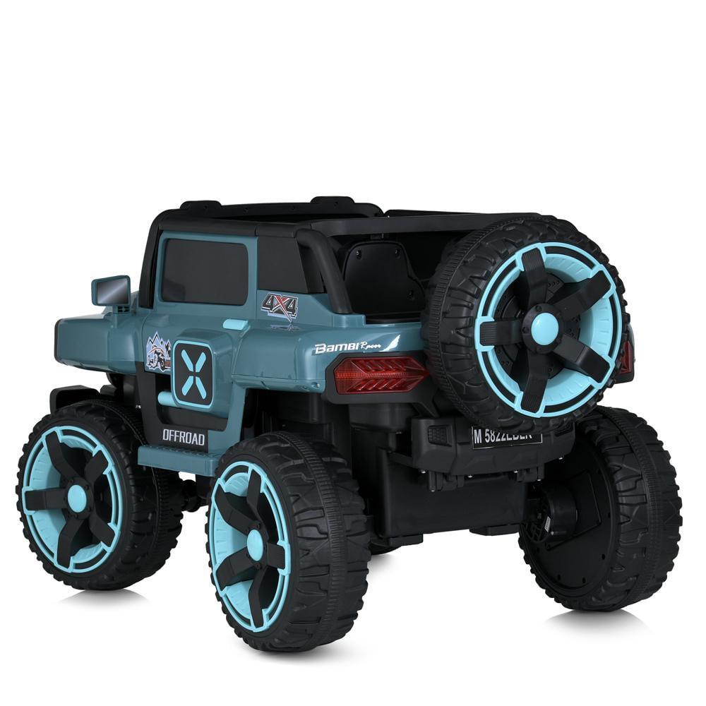 Детский электромобиль Bambi джип M 5822EBLR 24V Голубой - фото 4