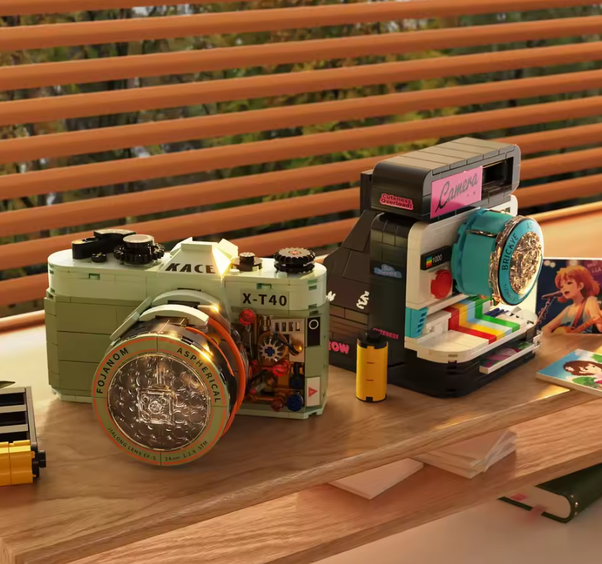 Конструктор фотоаппарат Instant Camera для детей и взрослых 478 деталей - фото 6 Конструктор фотоаппарат Instant Camera для детей и взрослых 478 деталей - фото 6