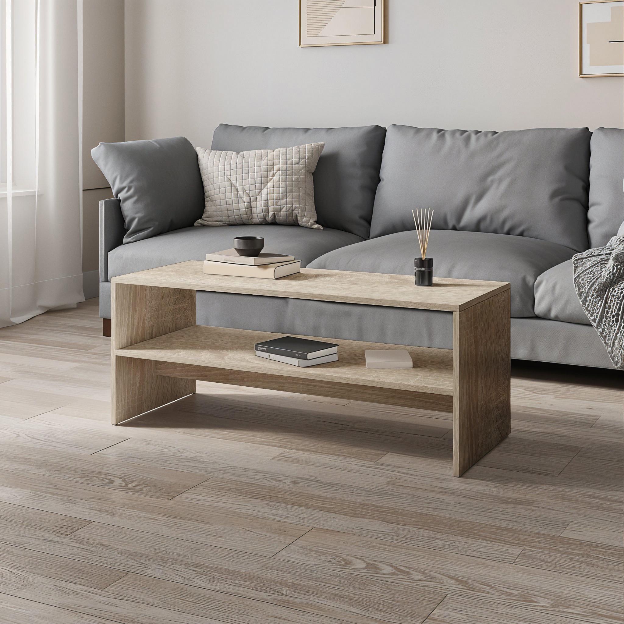 Журнальный стол F-80 996х398х400 мм Дуб Сонома - фото 1