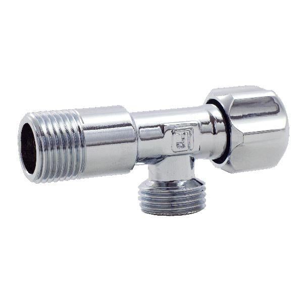 Кран для сантехнічних приладів FADO S.r.l вентильний кутовий 1/2x3/4" (KZ63)