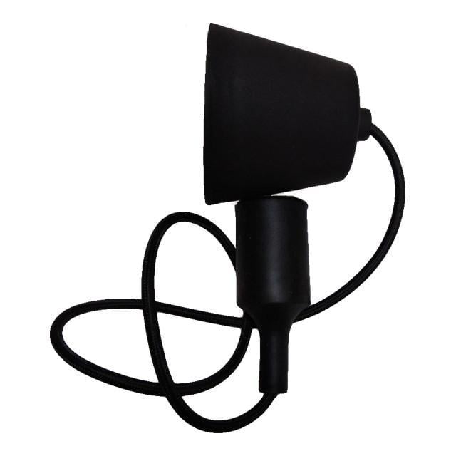 Светильник силиконовый Lumano ART-LOFT E27 Черный - фото 1