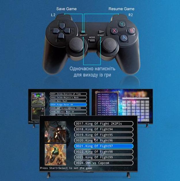 Ігрова приставка міні Game TV Stick для ТБ HDMI з бездротовими джойстиками (1011067-Black) - фото 4 Ігрова приставка міні Game TV Stick для ТБ HDMI з бездротовими джойстиками (1011067-Black) - фото 4