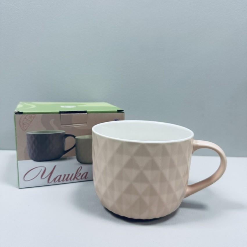 Чашка фарфоровая S&T 4160-99 1000 мл 13,7х10,3 см Персиковый